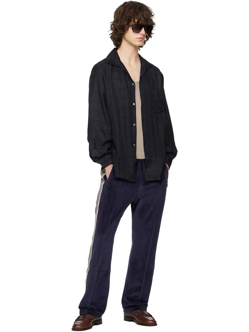 NEEDLES Navy Narrow Track Pants outlook