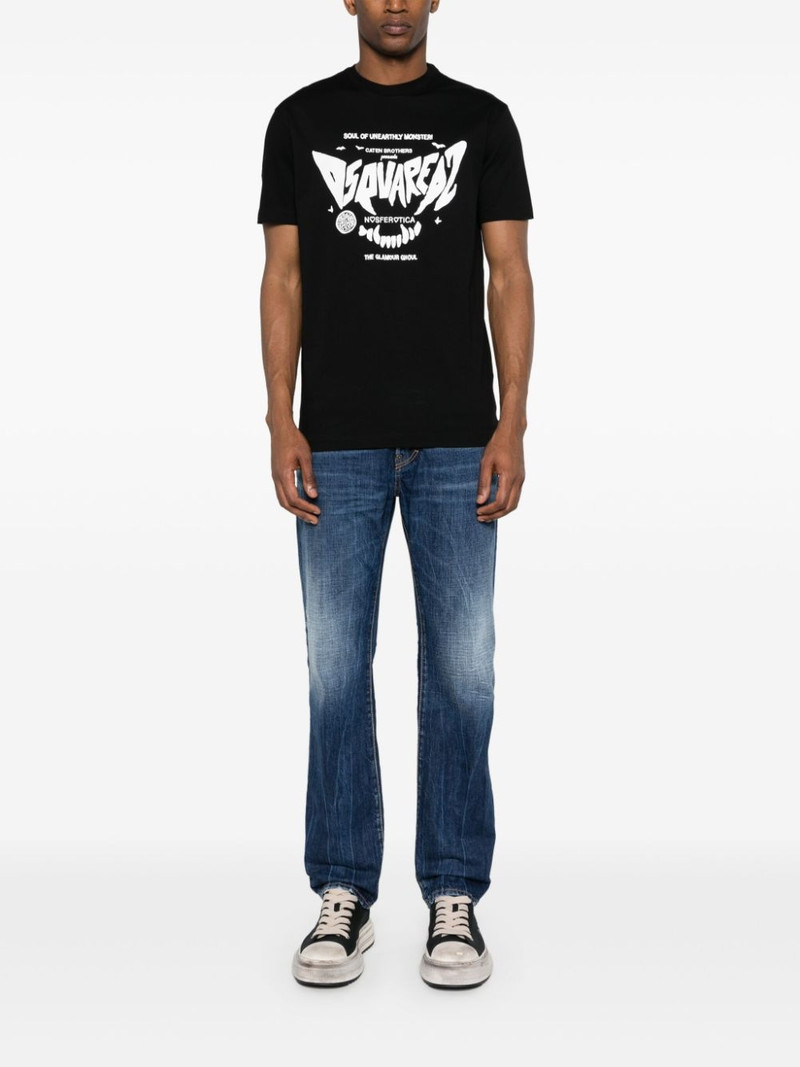 DSQUARED2 logo-print cotton T-shirt outlook