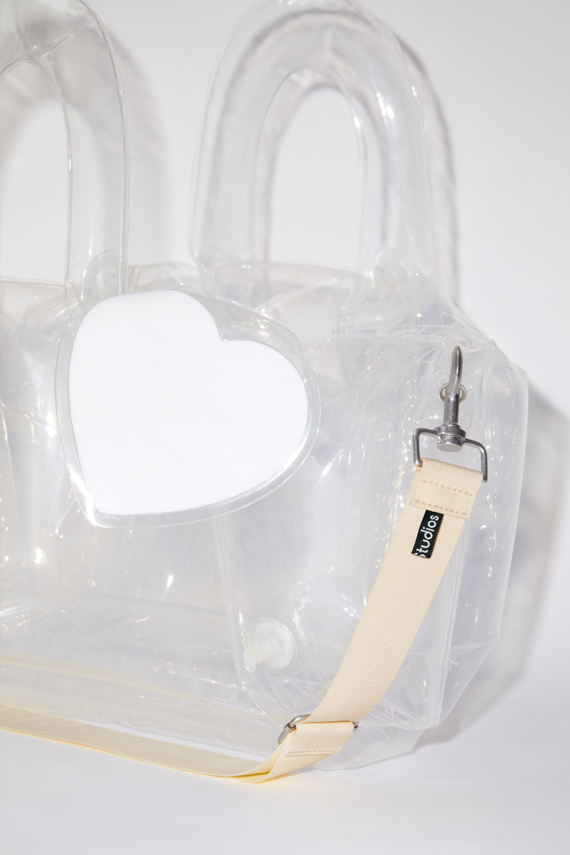 Inflatable shoulder bag - Transparent - 8