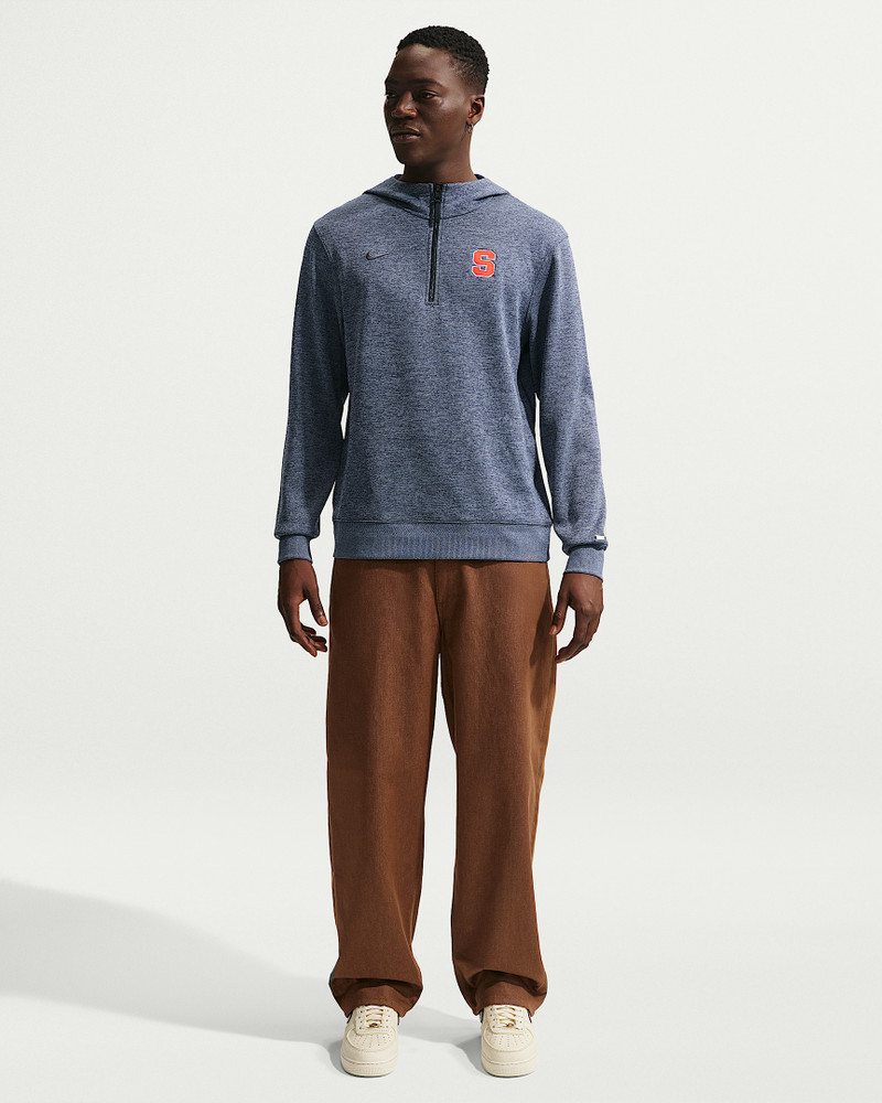 Syracuse Orange Nike NCAA Men's Basketball Coaches' Pullover Hoodie 4
