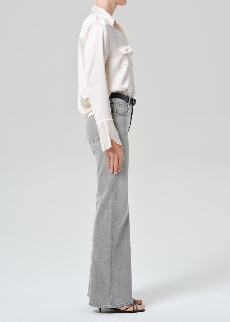 Kimberly 70's Flare In Quartz Grey 4