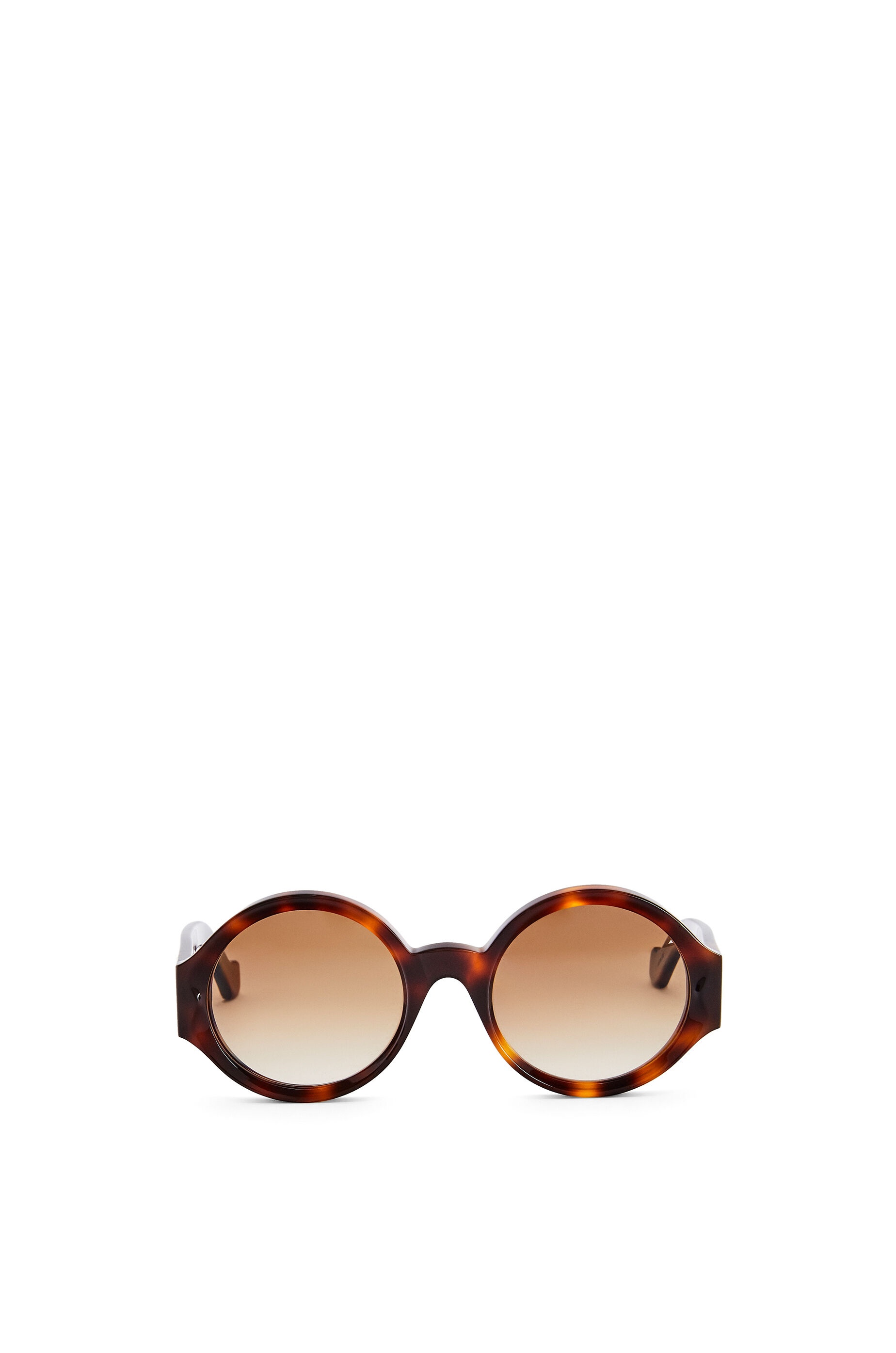 Chunky round sunglasses in acetate - 1
