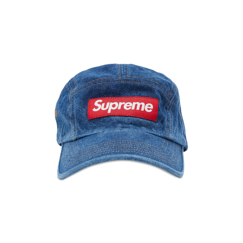 Supreme Washed Chino Twill Camp Cap 'Denim' - 1
