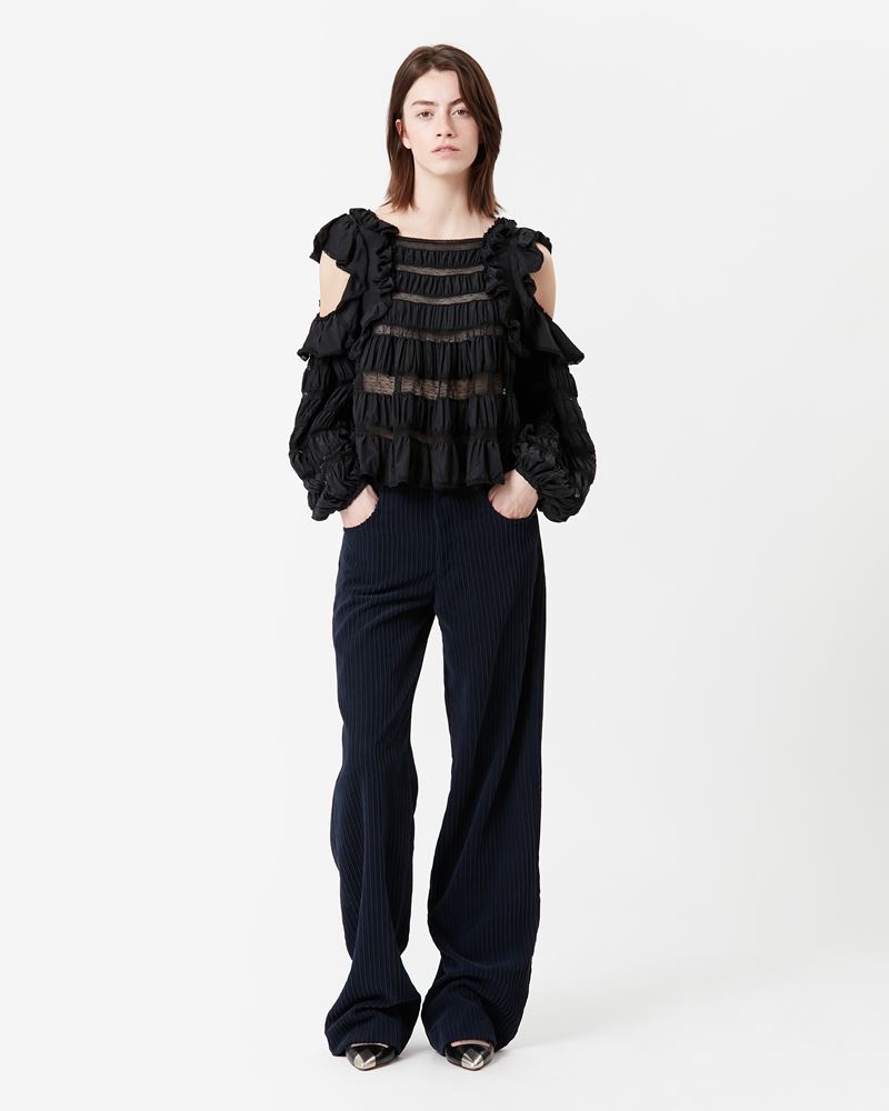MILORSY CORDUROY VELVET FLARE PANTS - 2