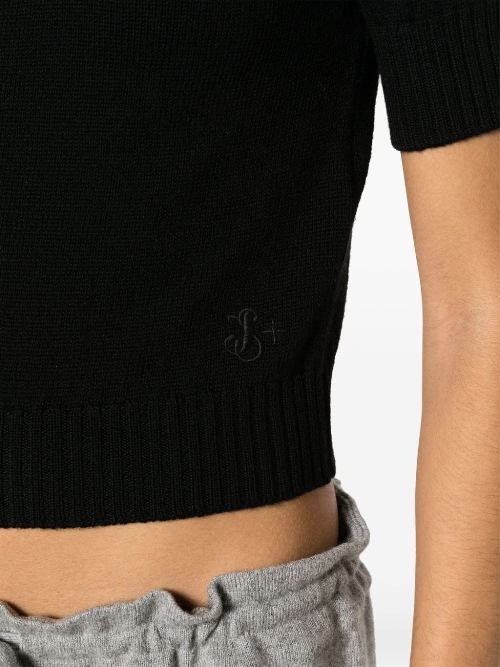 cropped wool jumper - 5