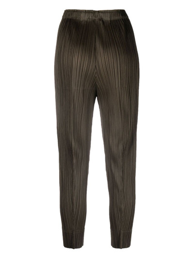 Pleats Please Issey Miyake high-waisted pleated trousers outlook