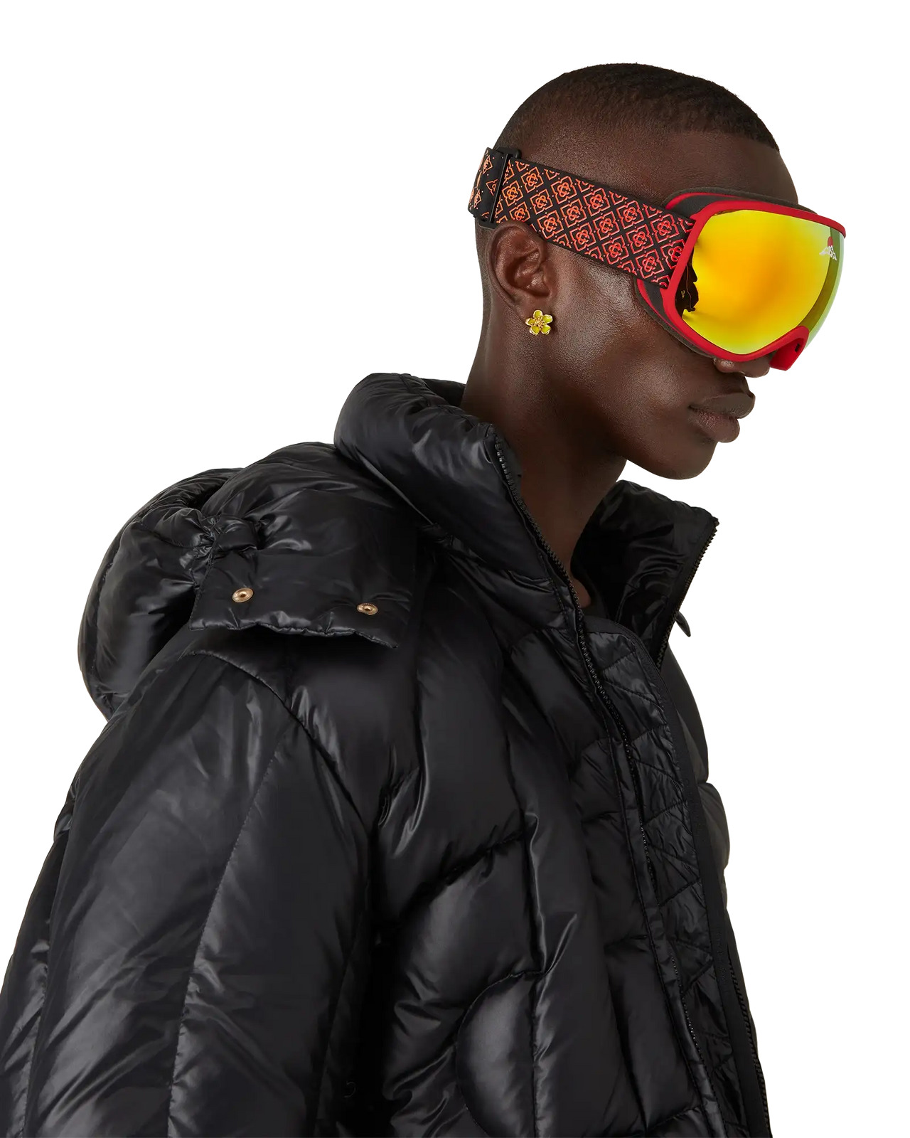 Red & Orange Gradient Ski Goggles | Casablanca Paris - 4