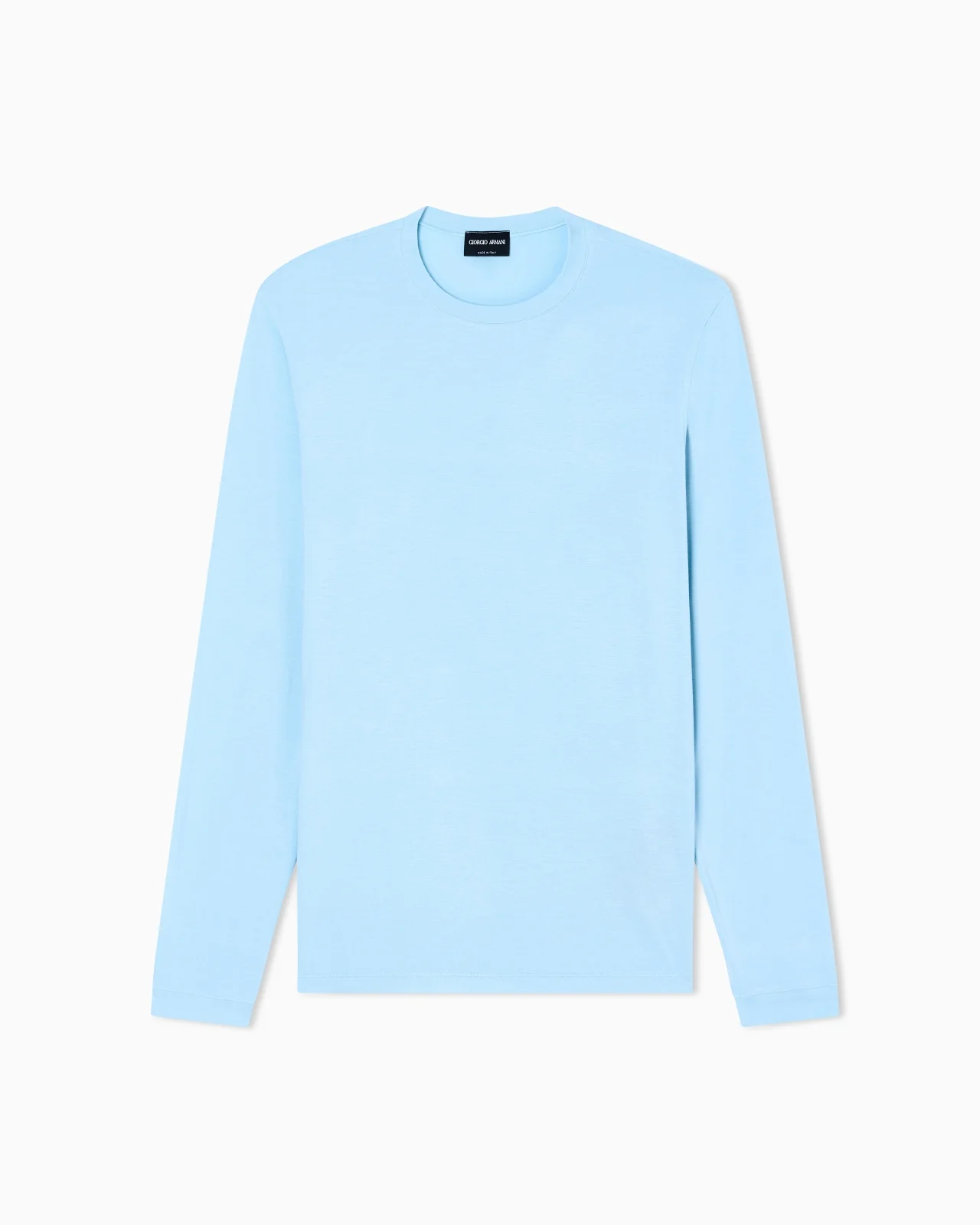 ASV STRETCH VISCOSE JERSEY JUMPER WITH CREW NECK AND LONG SLEEVES - 1