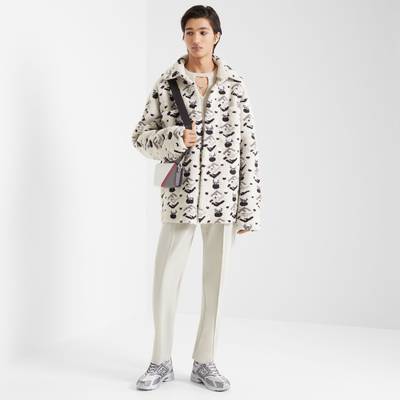 FENDI White shearling jacket outlook