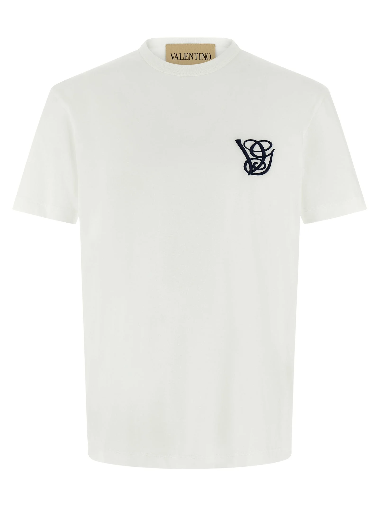 Valentino Garavani Men Valentino Garavani Logo Embroidery T-Shirt - 1
