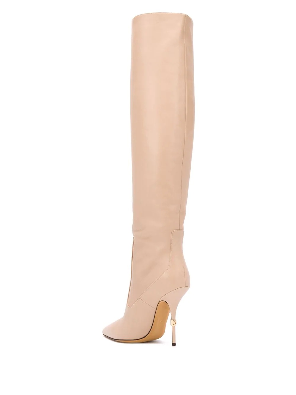 thigh-length 140mm stiletto boots - 3