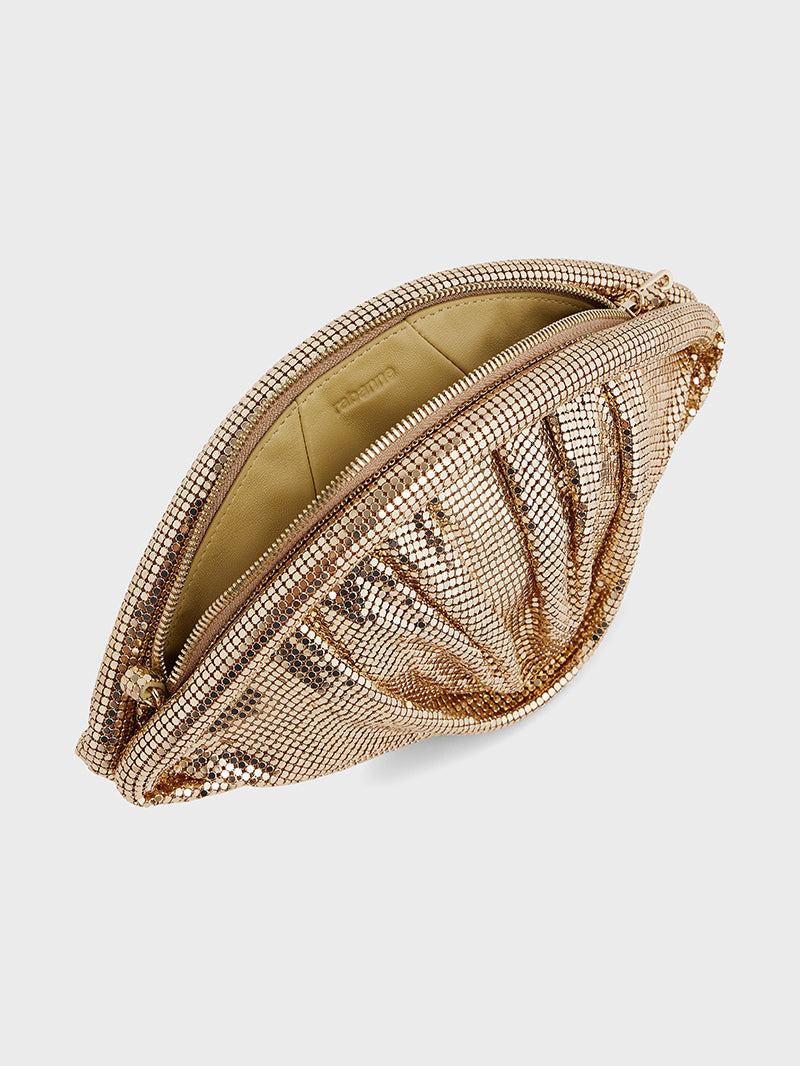 GOLD MESH EVENING CLUTCH 5