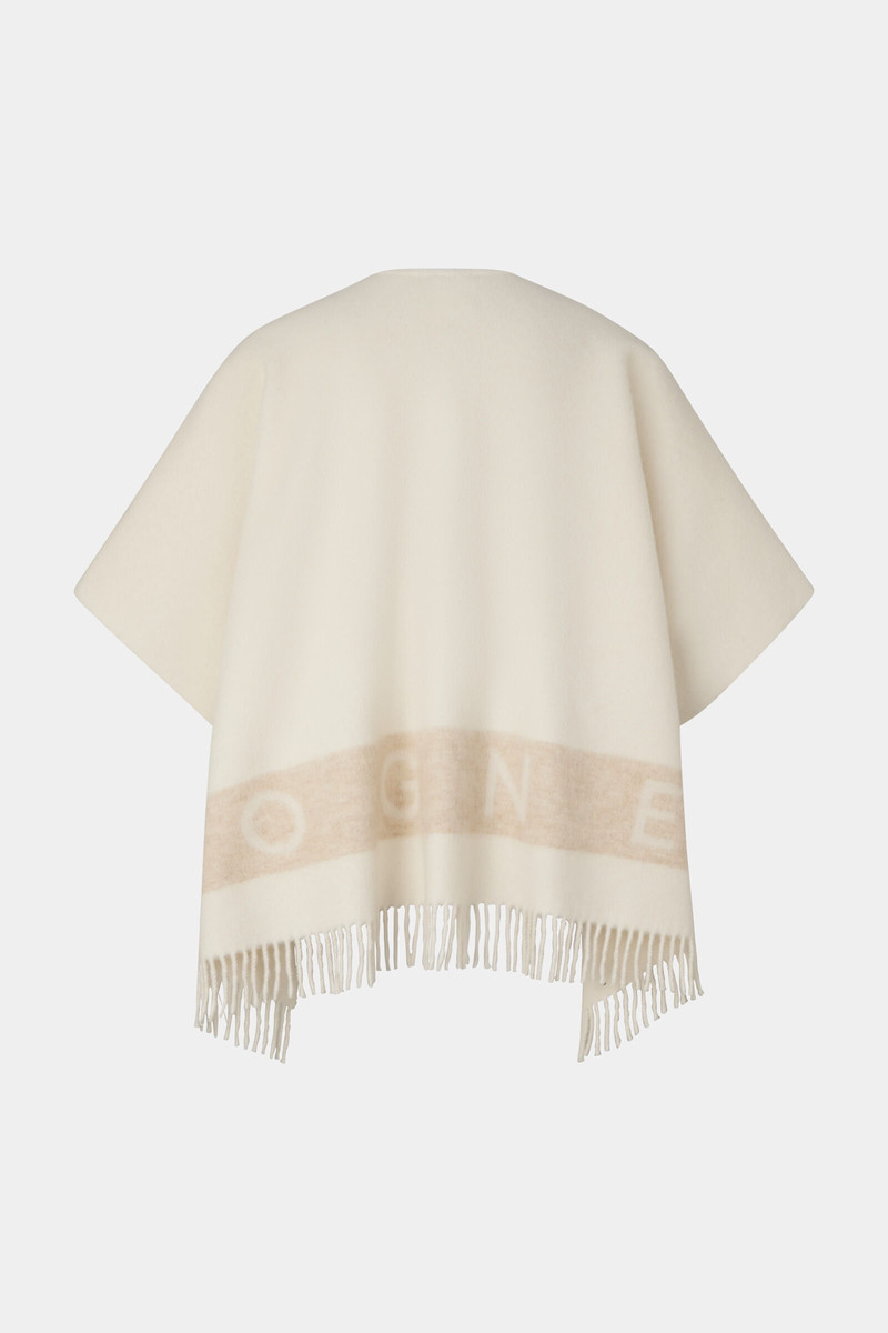 Nancie poncho in Off-white 6