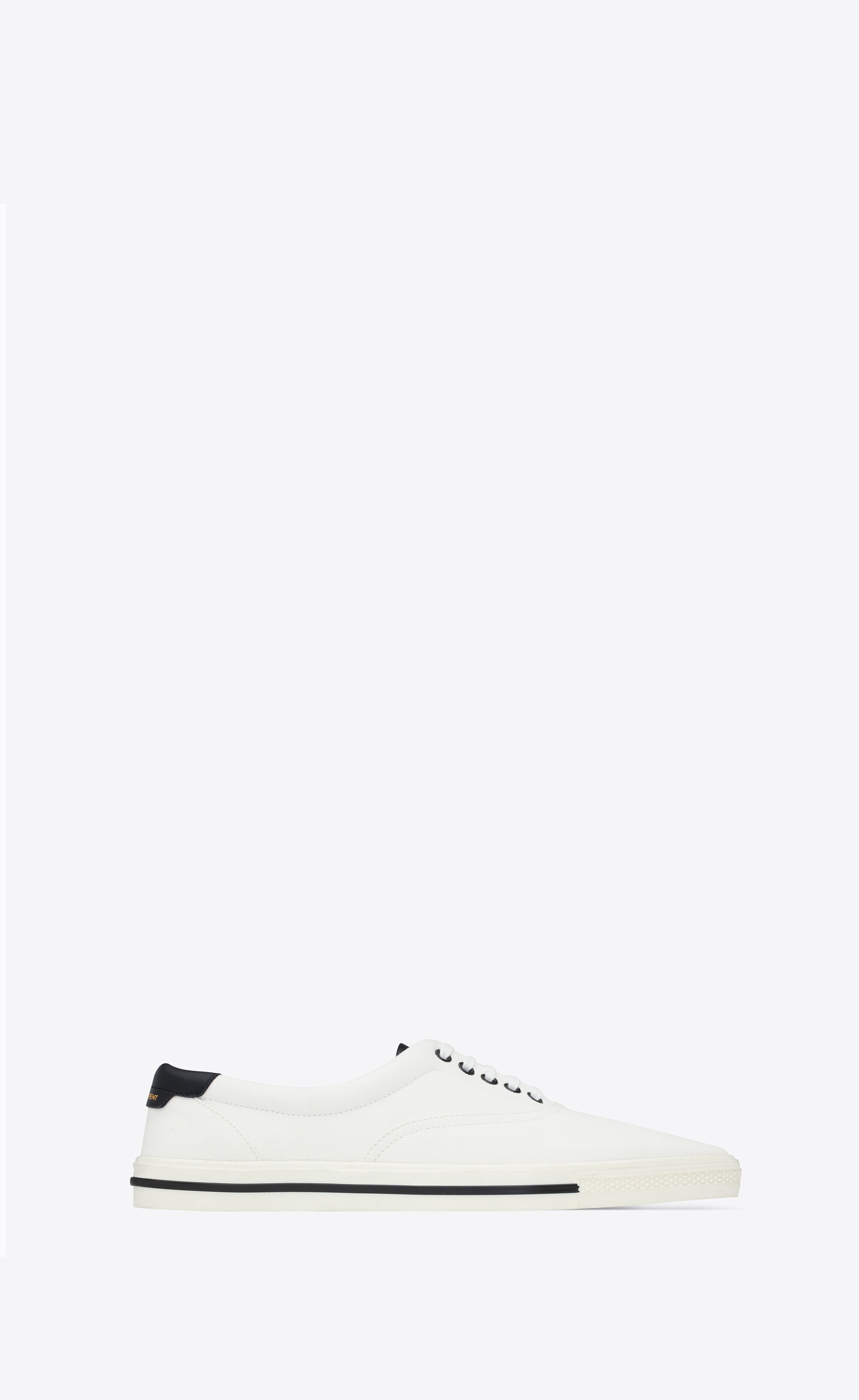 club low top sneakers in canvas and leather - 1