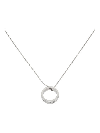 Maison Margiela Silver Numerical Ring Necklace outlook