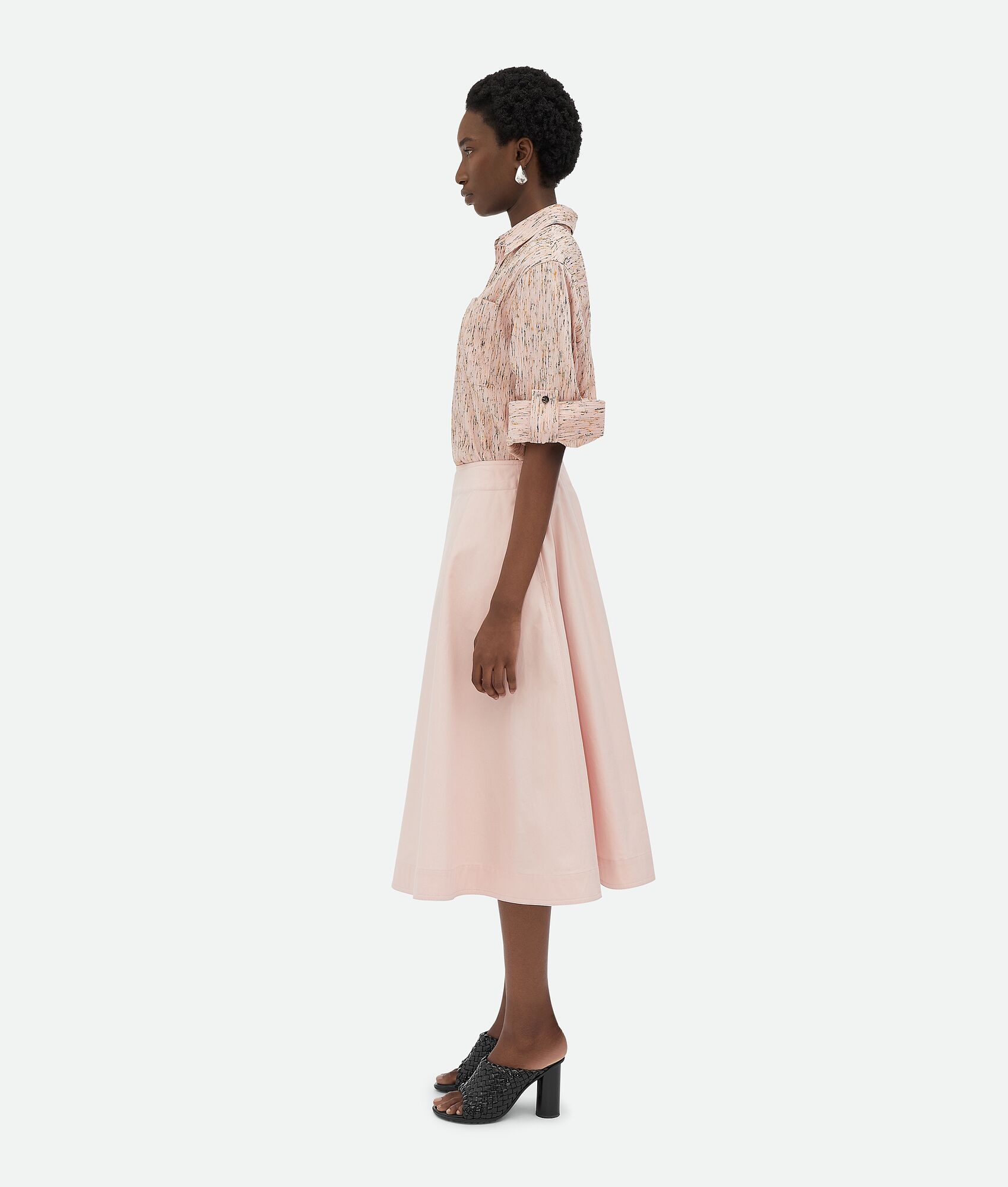 Compact Cotton Skirt - 2