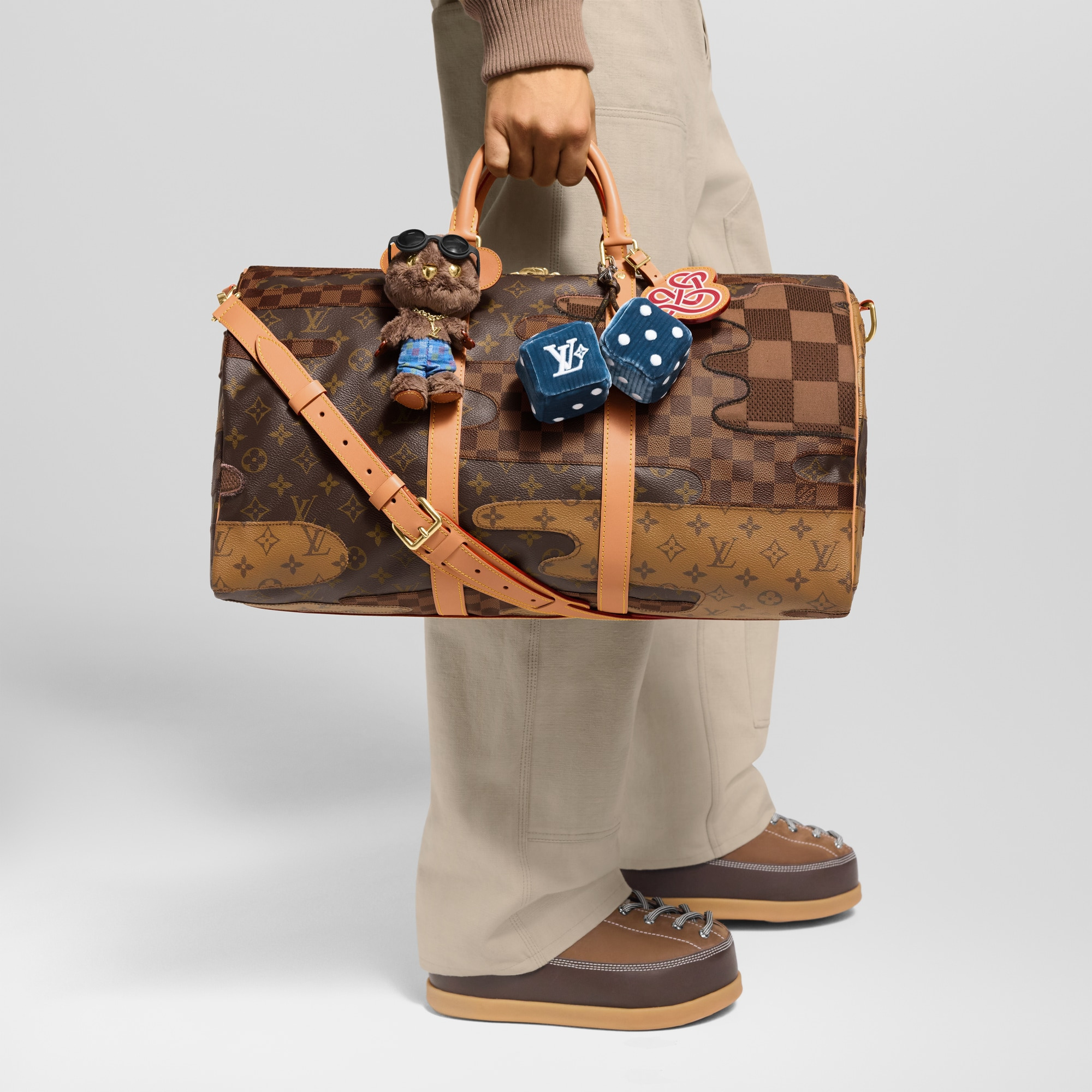 LV Louis Bear Bag Charm - 4
