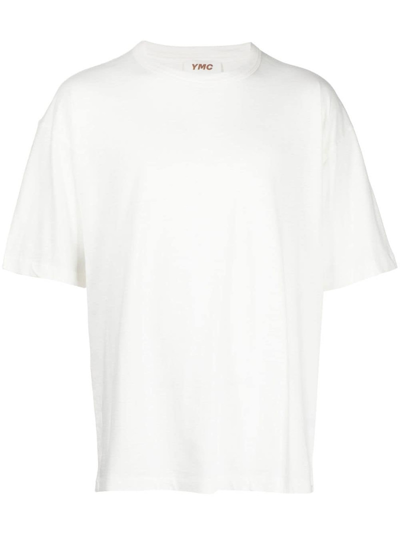 half-sleeved organic-cotton T-shirt - 1