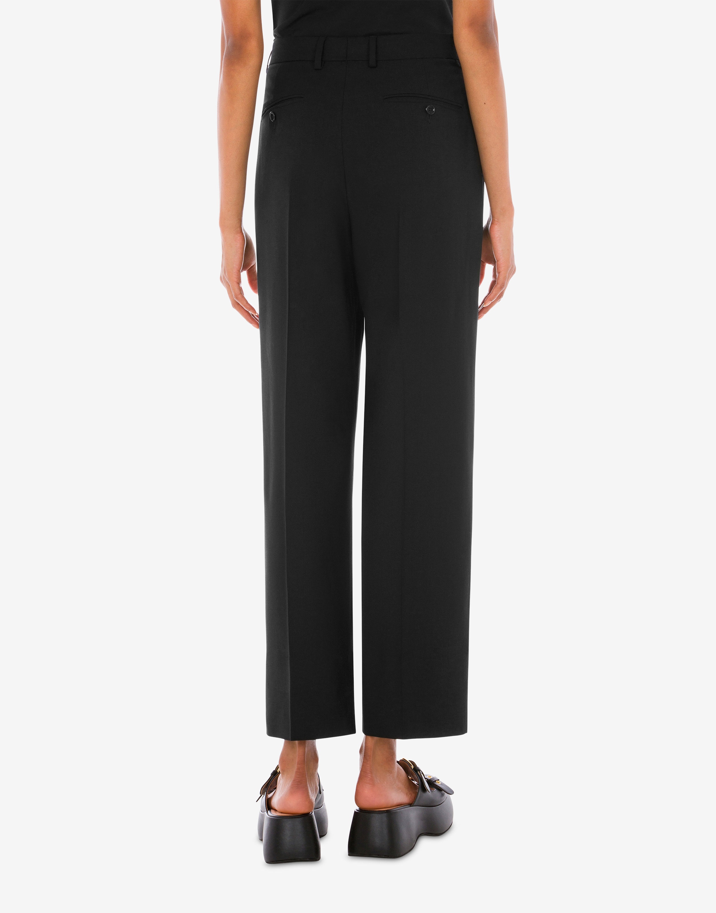 STRETCH GABARDINE TROUSERS - 3