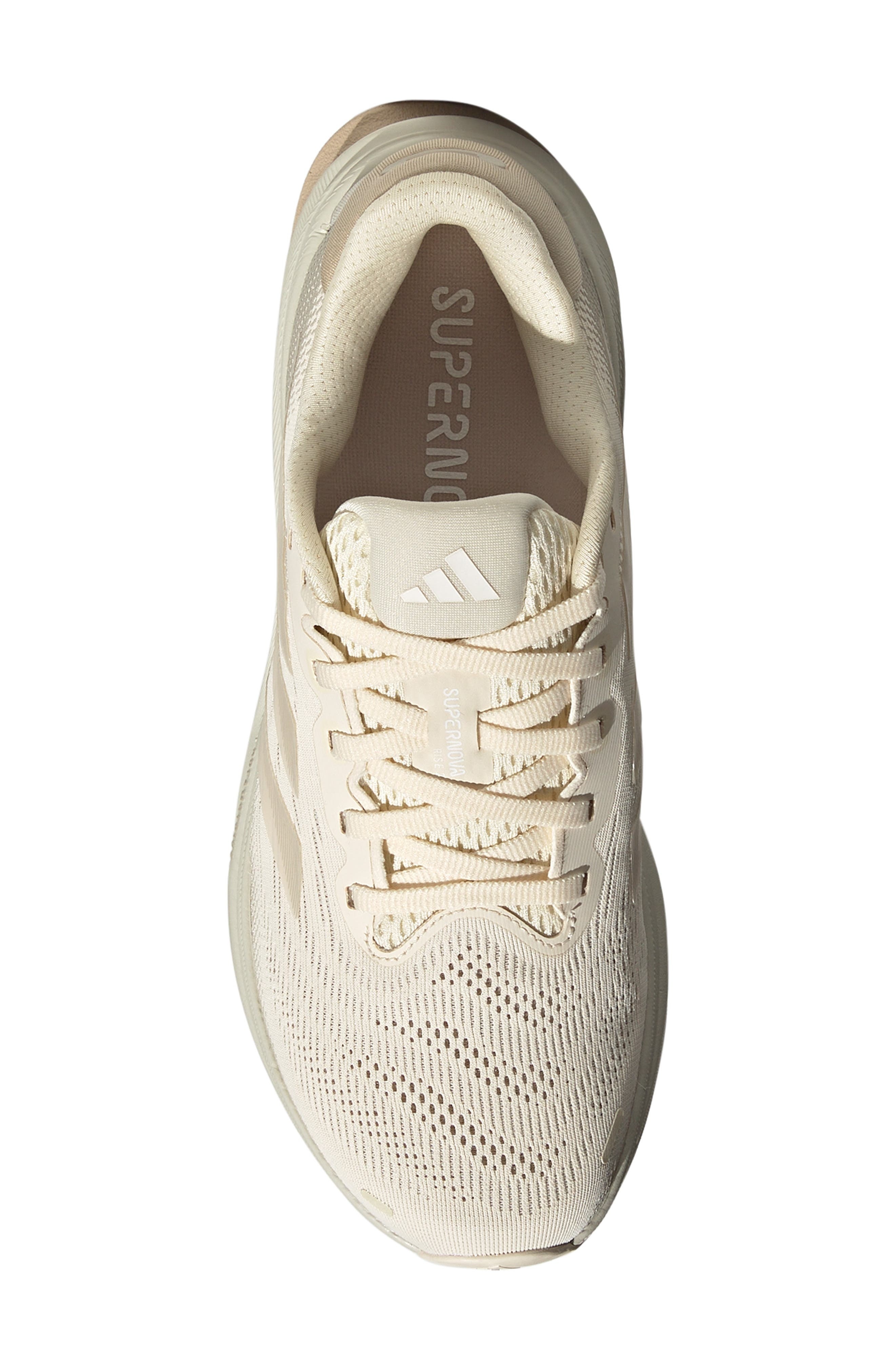 adidas Supernova Rise 2 Running Shoe in Wonder White/White/Beige at Nordstrom - 4