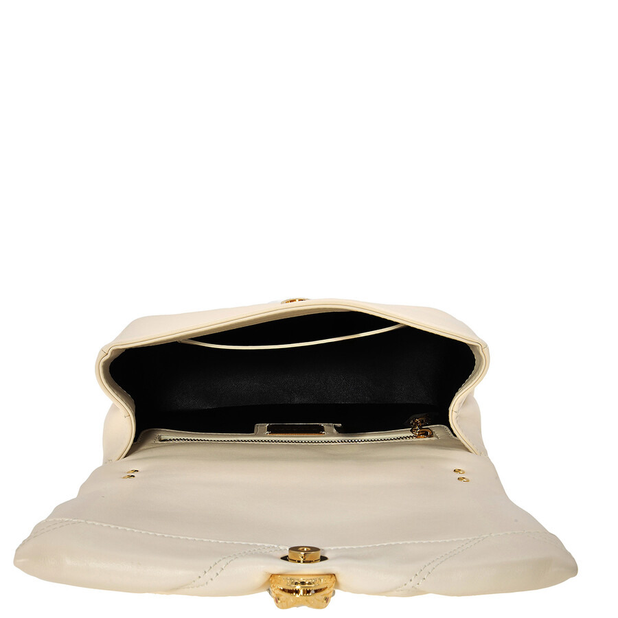 Bvlgari Small Serpenti Cabochon Crossbody Bag In Ivory - 4