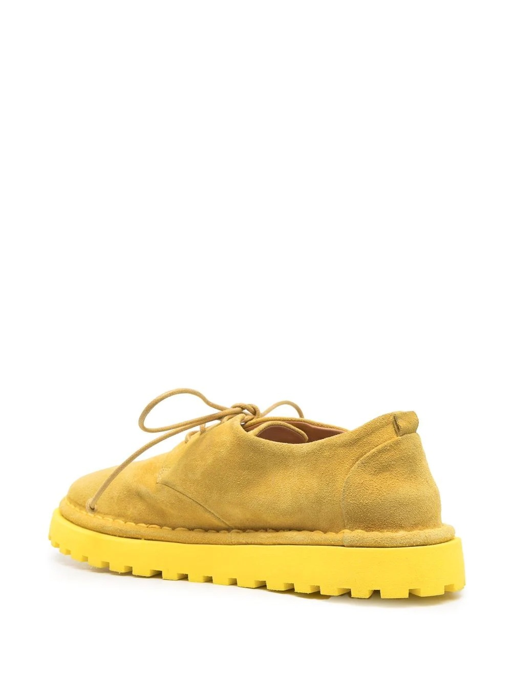 lace-up suede brogues - 3