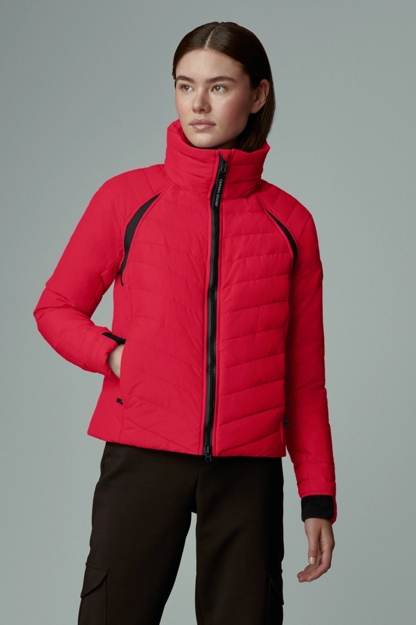 WOMEN'S HYBRIDGE BASE DOWN JACKET MATTE FINISH - 3