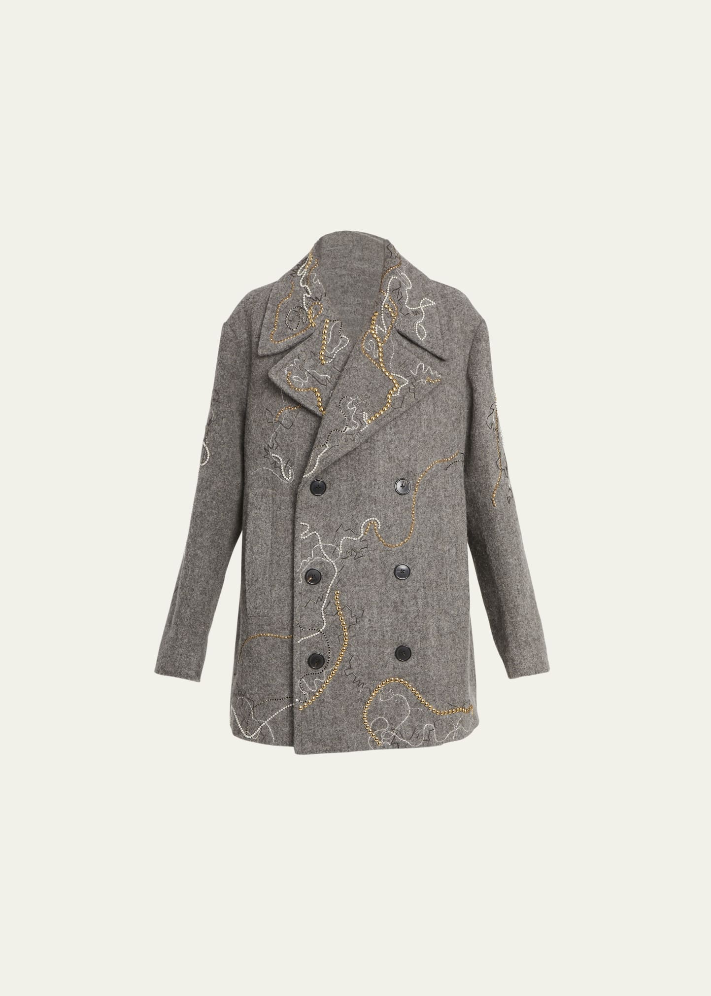 新品　DRIES VAN NOTEN RAVEN COAT Dries van Noten – Raven Coat Black
