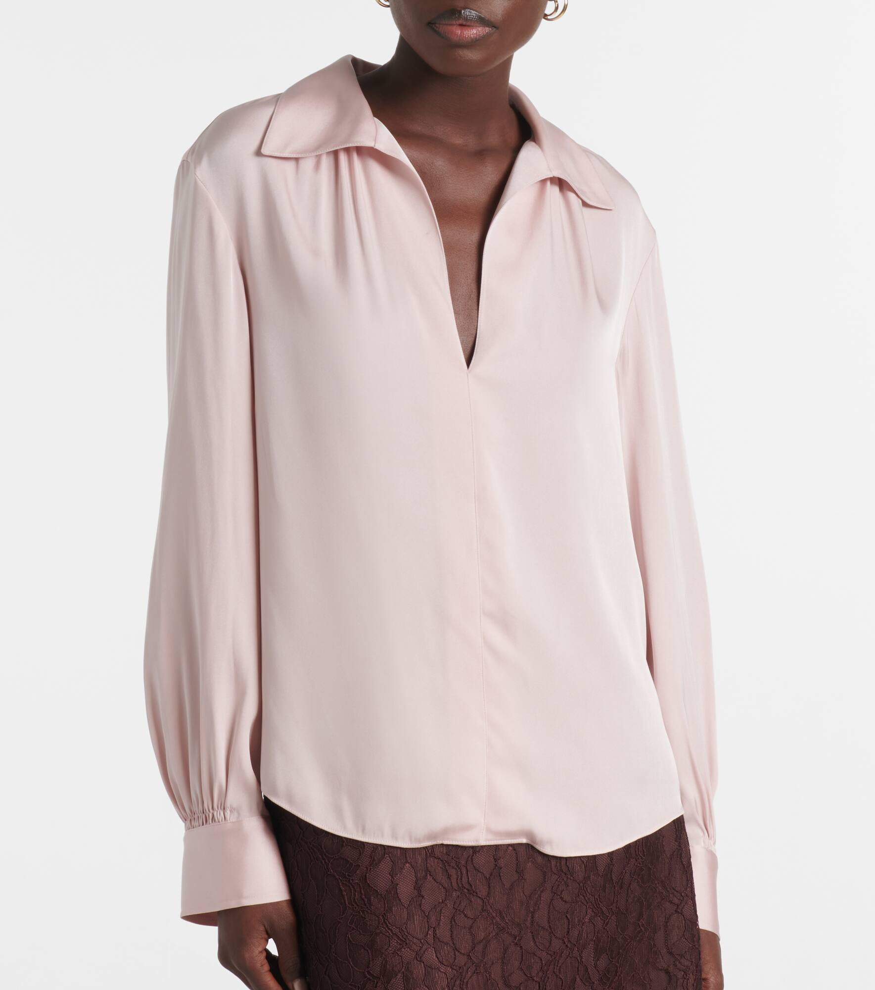 Silk-blend blouse - 6