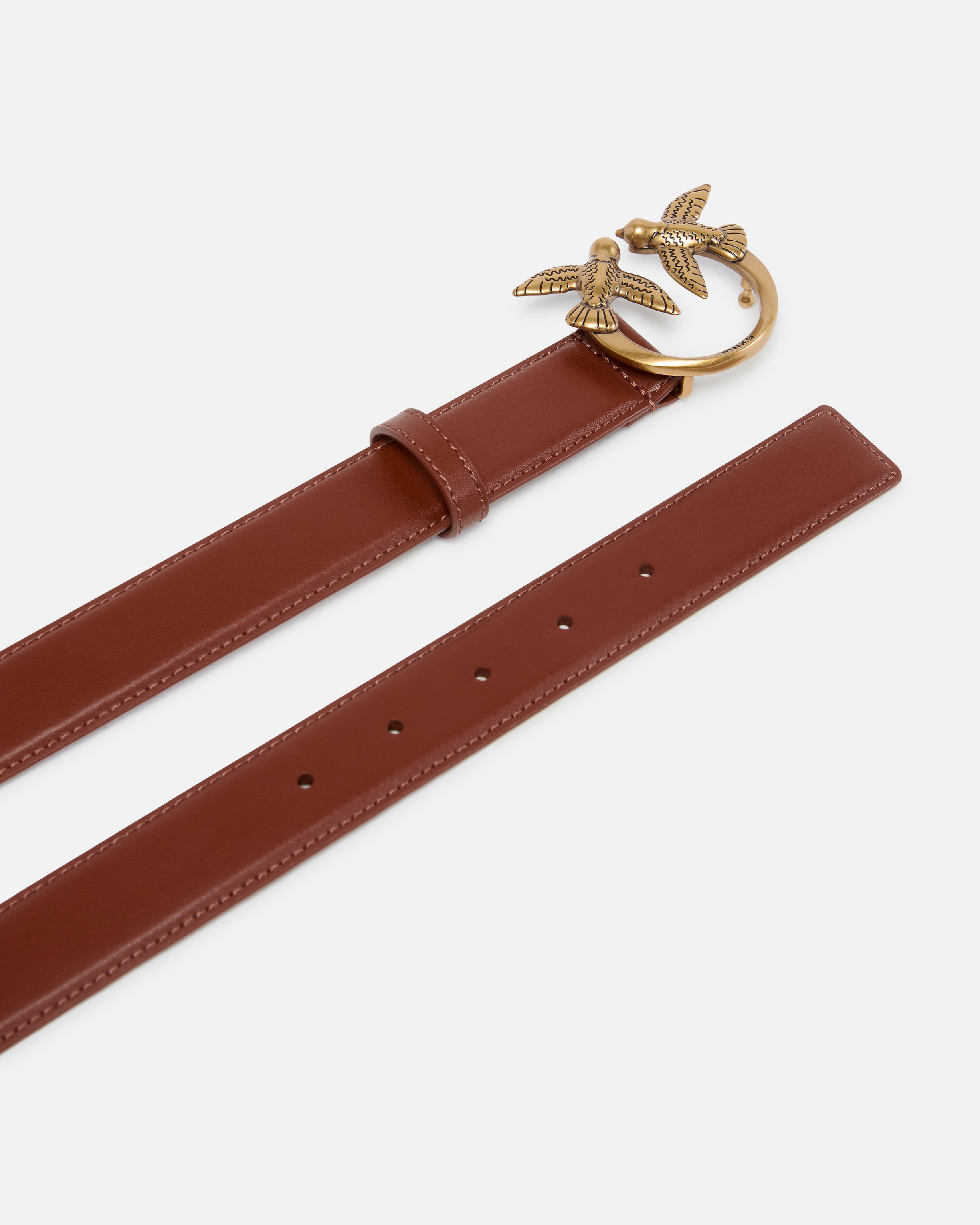 LOVE BIRDS LEATHER BELT 3CM - 3