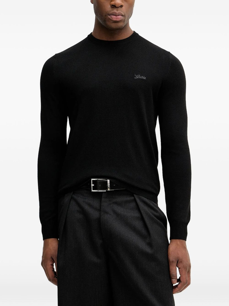 Daniel logo-detail long-sleeve sweater 1