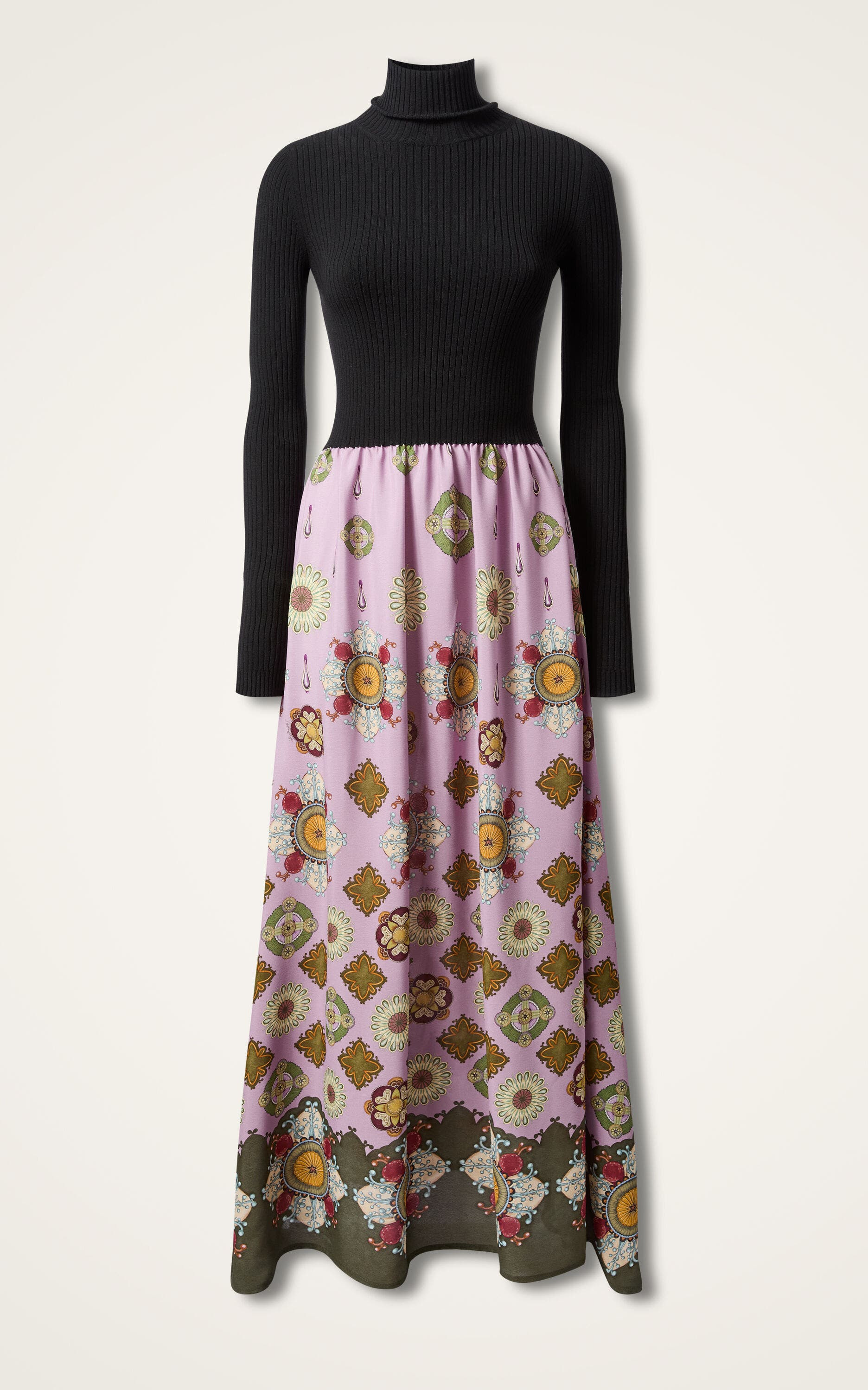 La DoubleJ Lunaria Foulard Dress in Nucleus Black at Nordstrom - 2