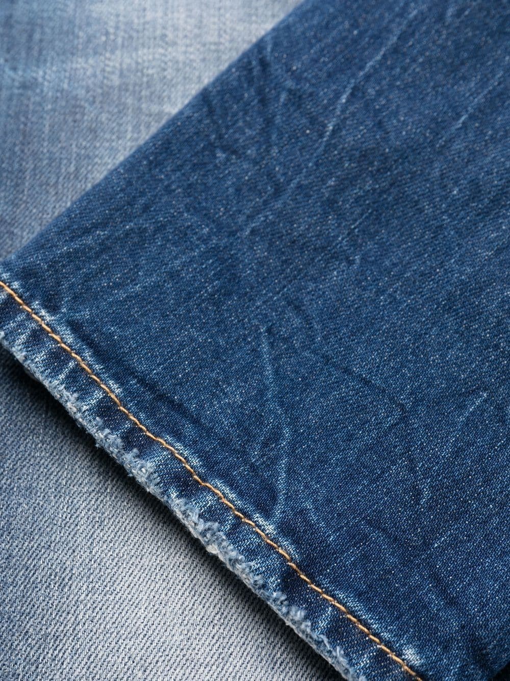 distressed cropped jeans - 5