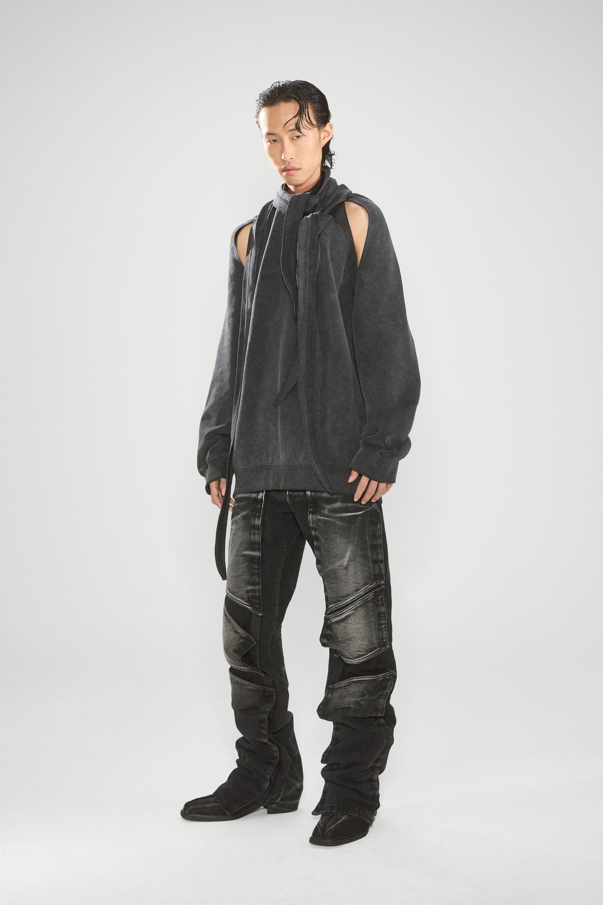 Multiscarf Pinched Logo Sweatshirt - 3