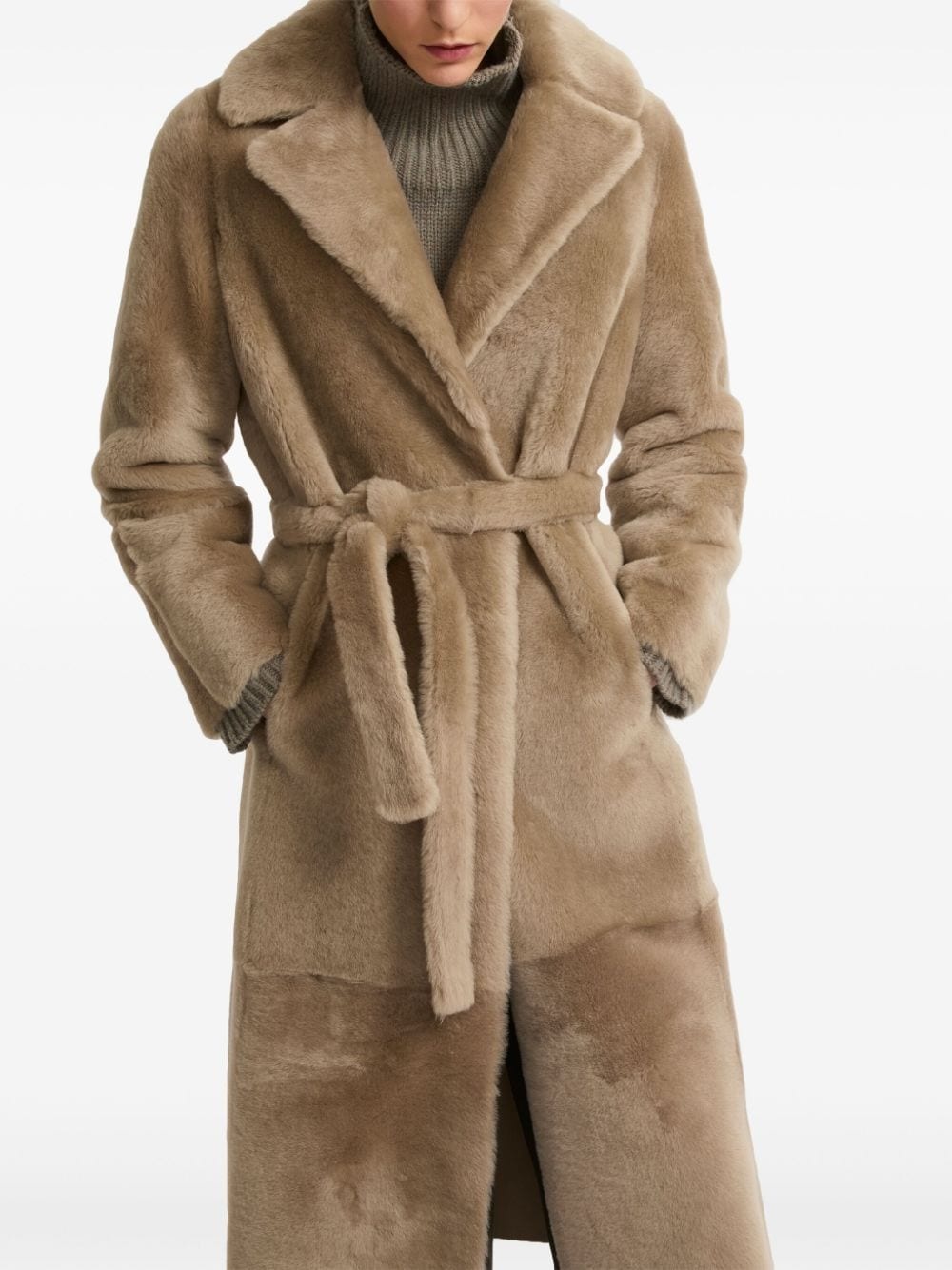 shearling coat - 4