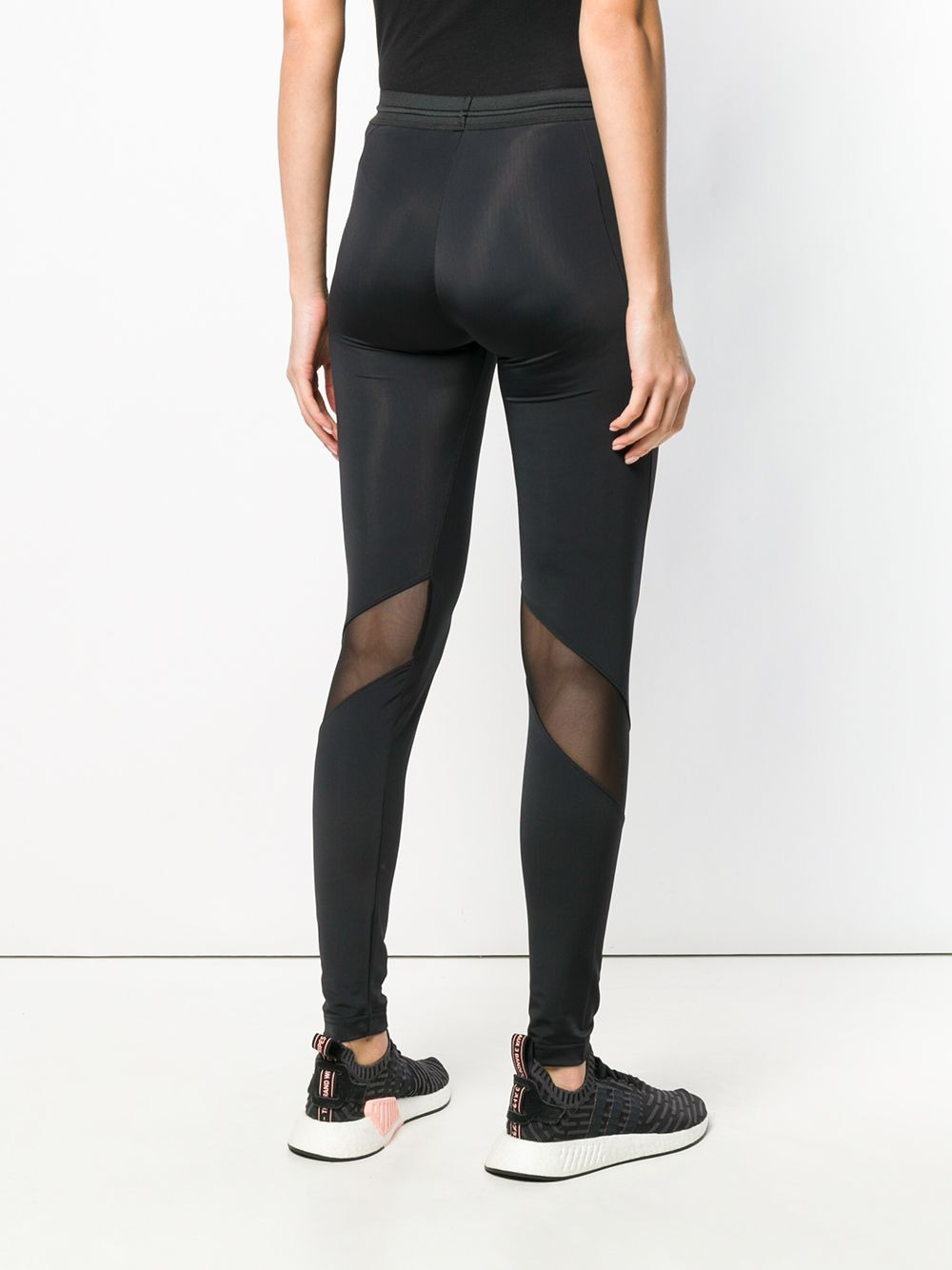 logo printed leggings - 4