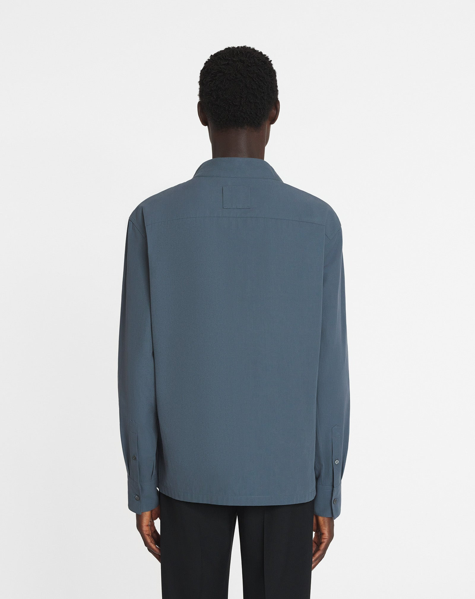 FLUID COTTON ASCOT COLLAR TOP - 4