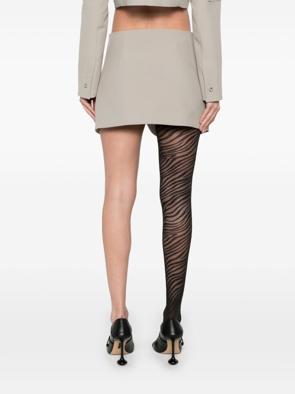 tailored mini skirt - 4