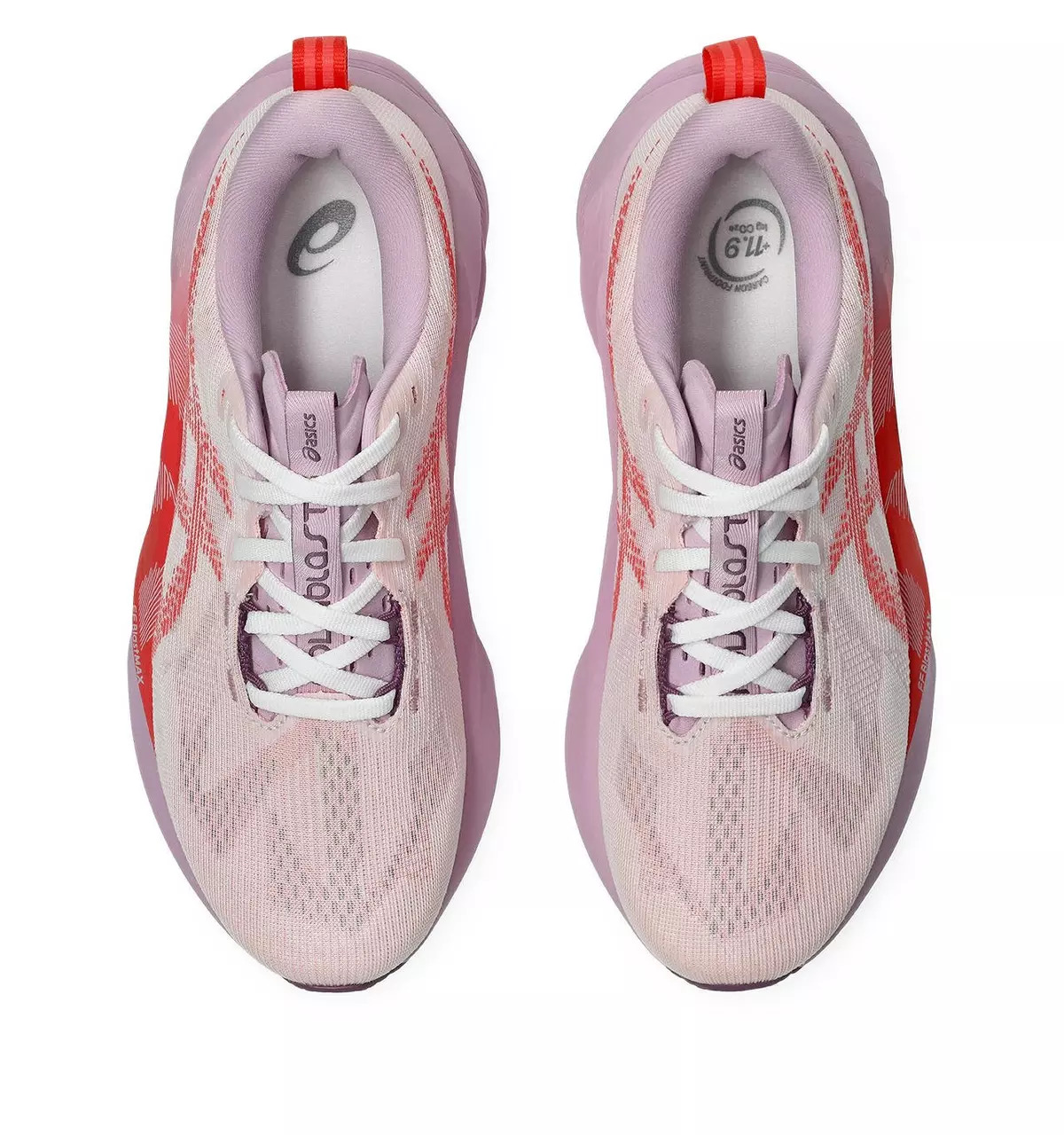 ASICS NOVABLAST 5 "White/Coral Reef" Women's Running Shoe - 8