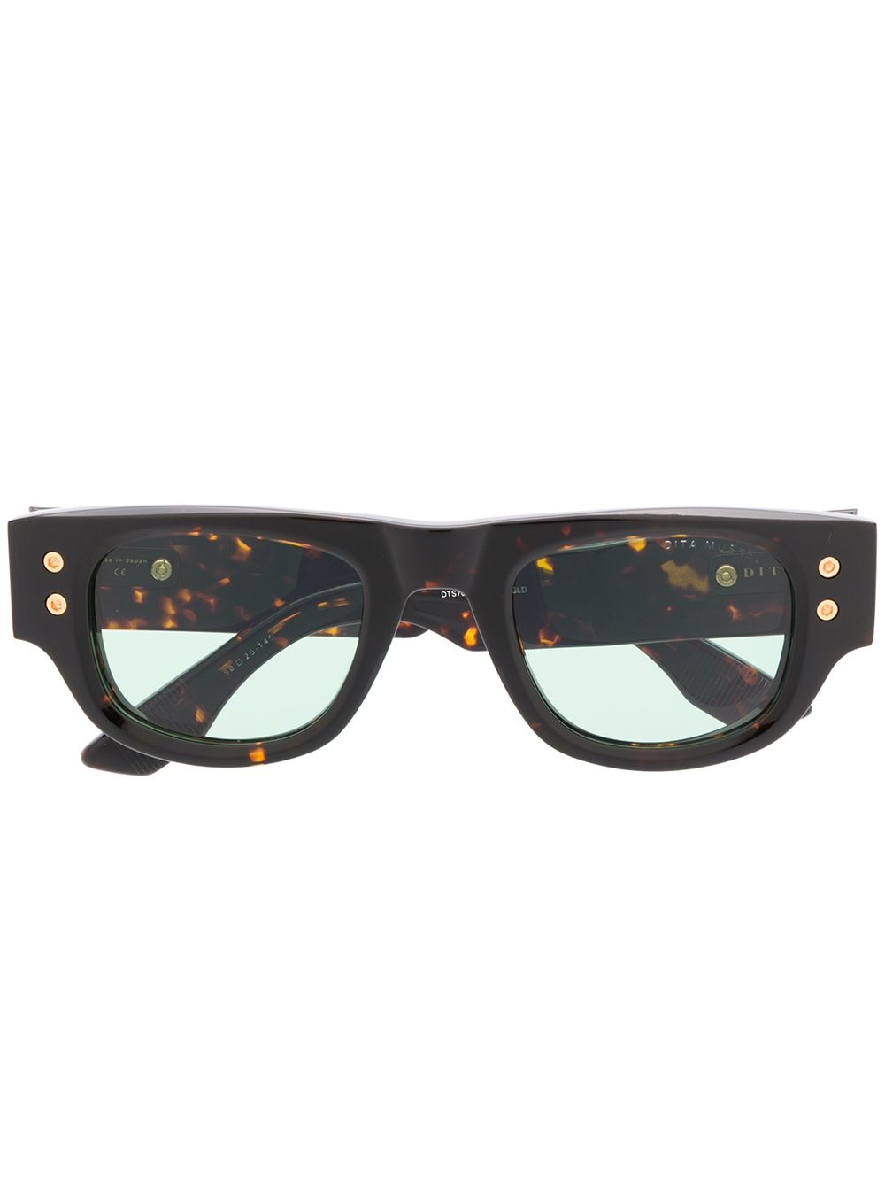 square tinted sunglasses - 1