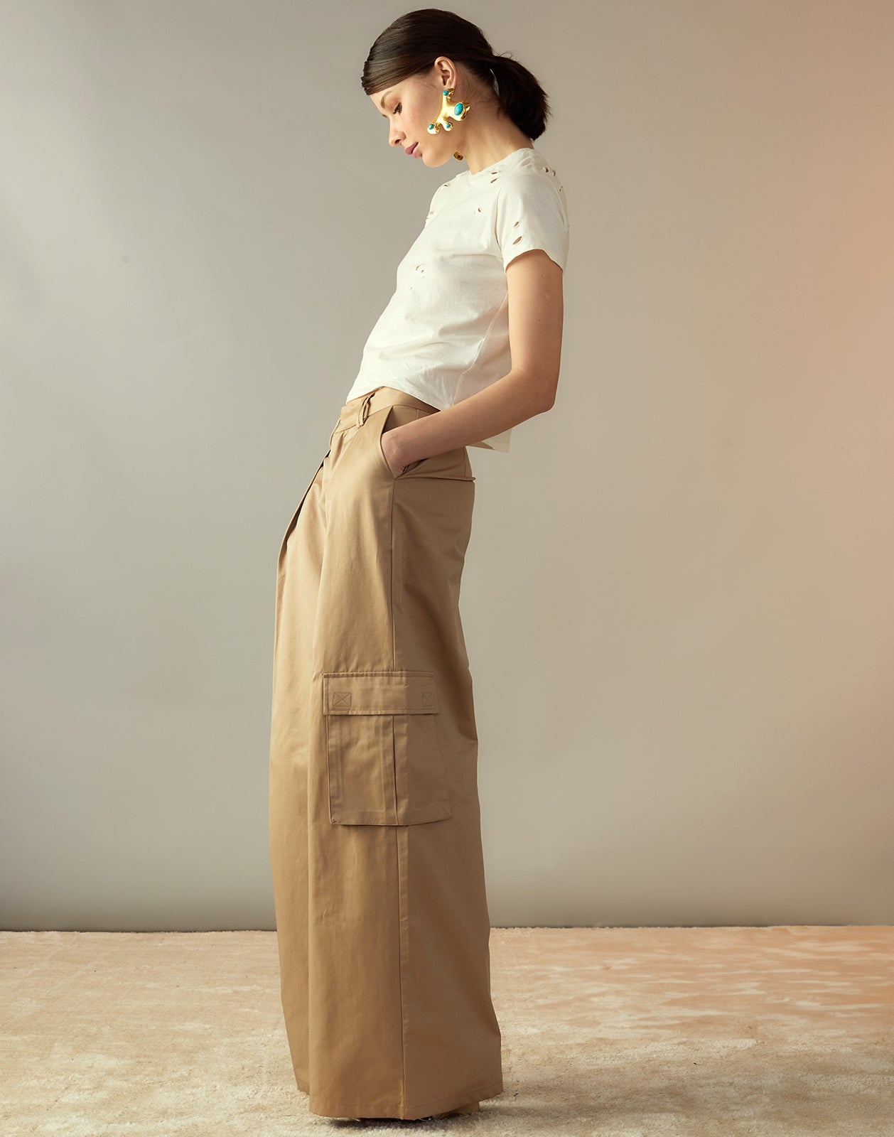 Marbella Cotton Cargo Pant - 8