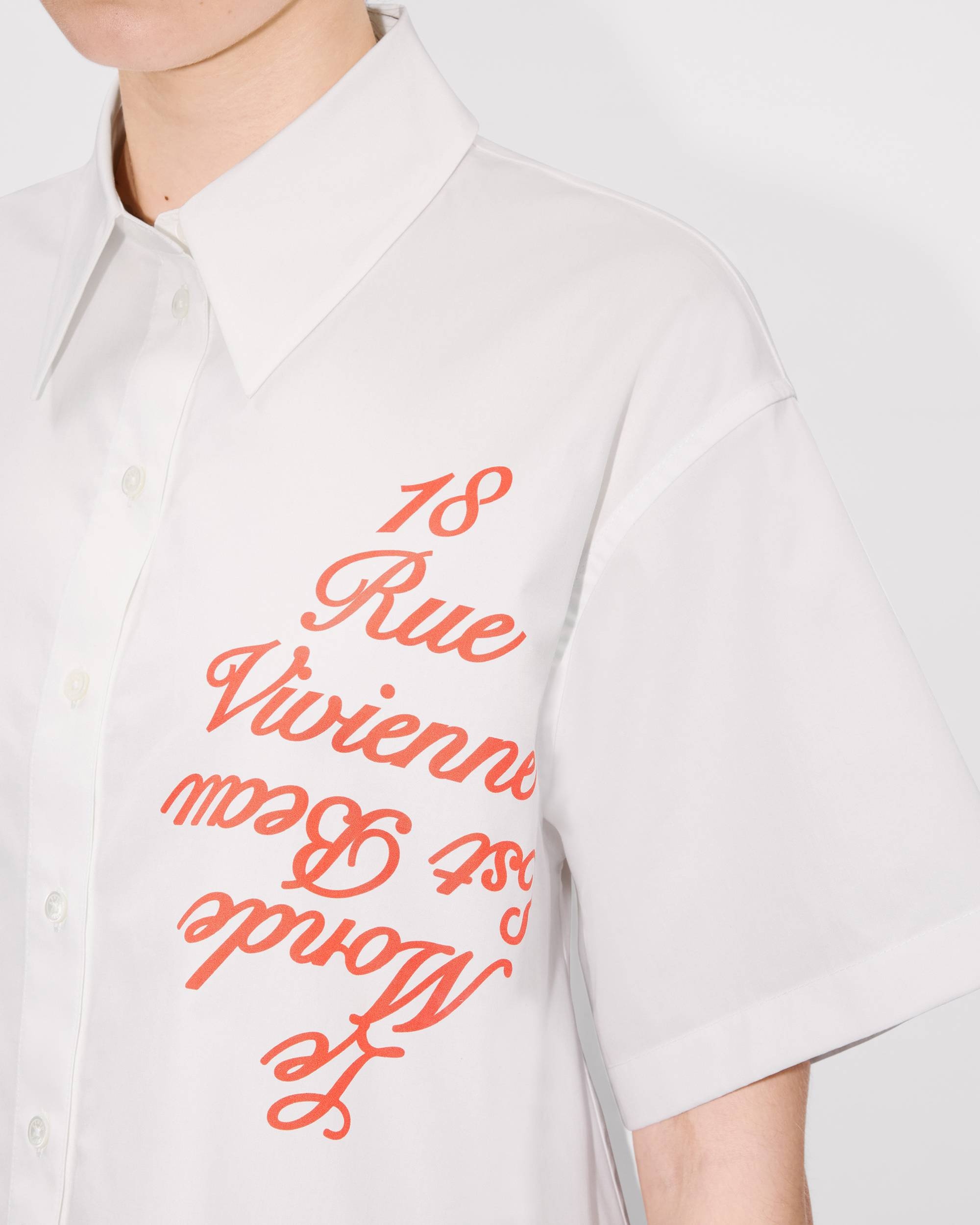 'KENZO Varsity' shirt in poplin cotton - 6
