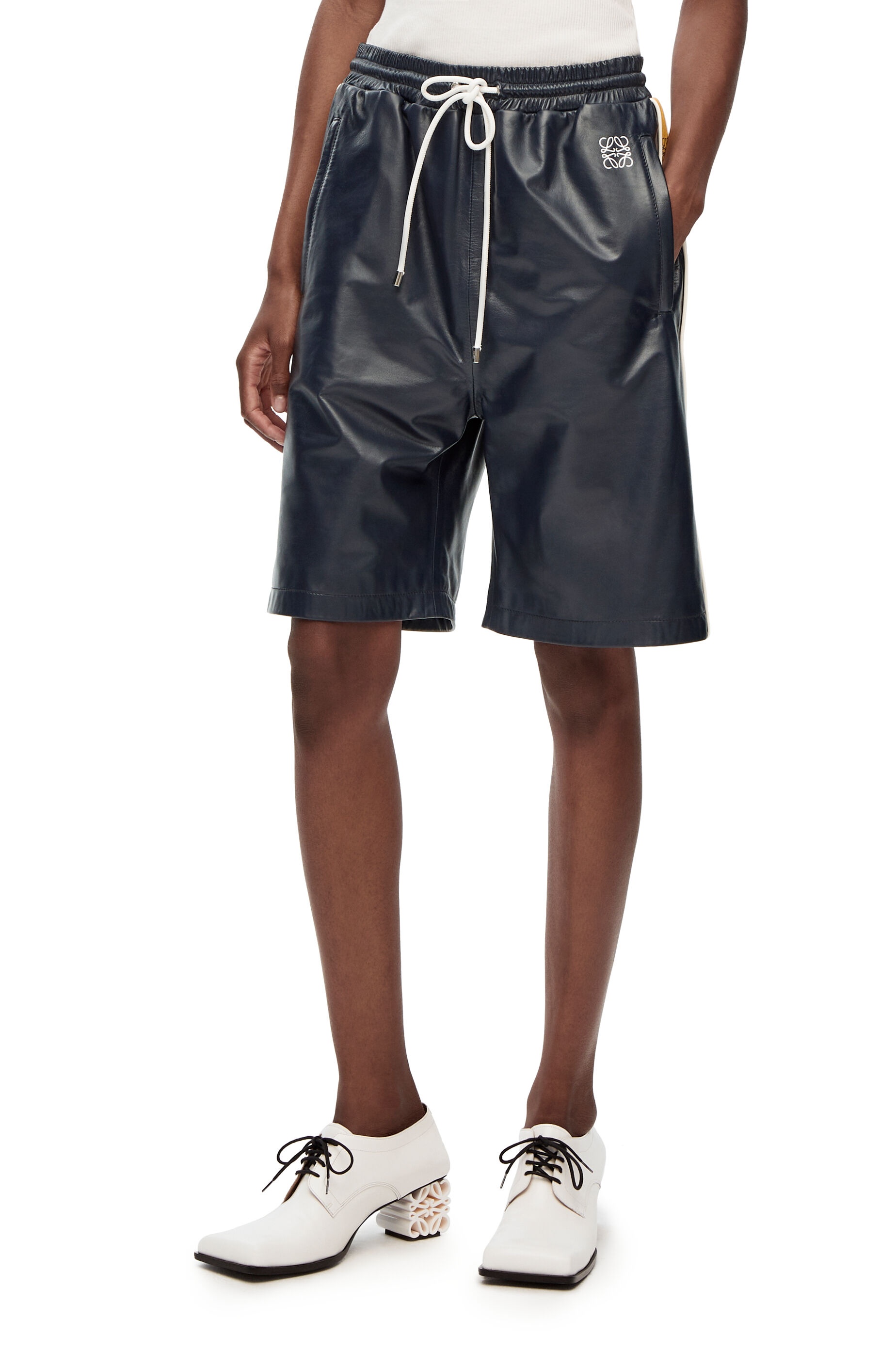 Tracksuit shorts in nappa - 3