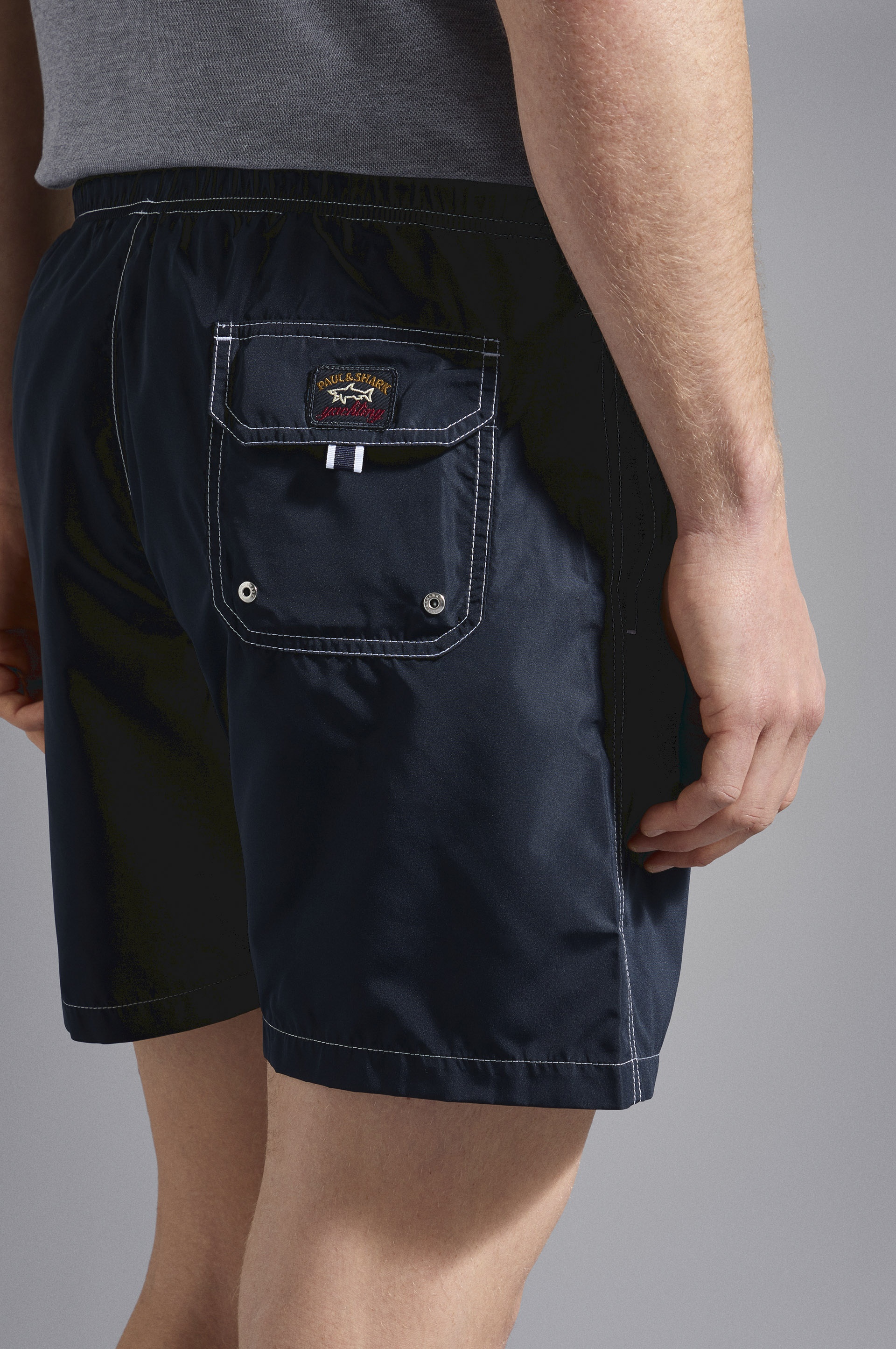 SWIM SHORTS WITH NAUTICAL EMBROIDERY - 4