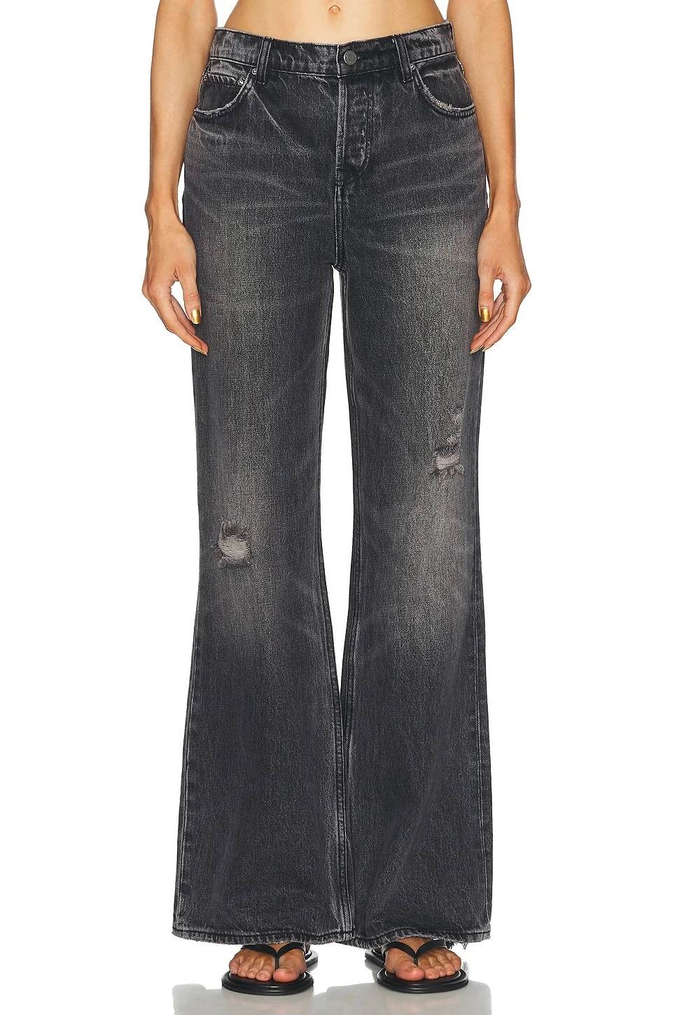 Jade Low Rise Relaxed Flare - 1