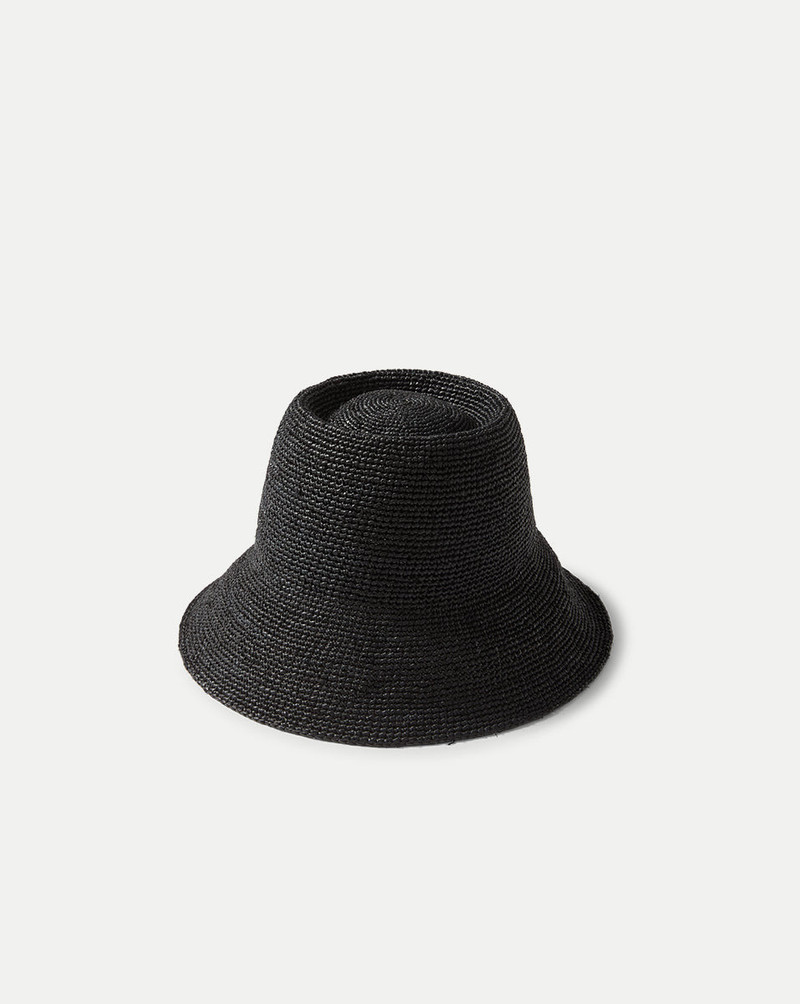 FELIX RAFFIA STRAW BUCKET HAT 1