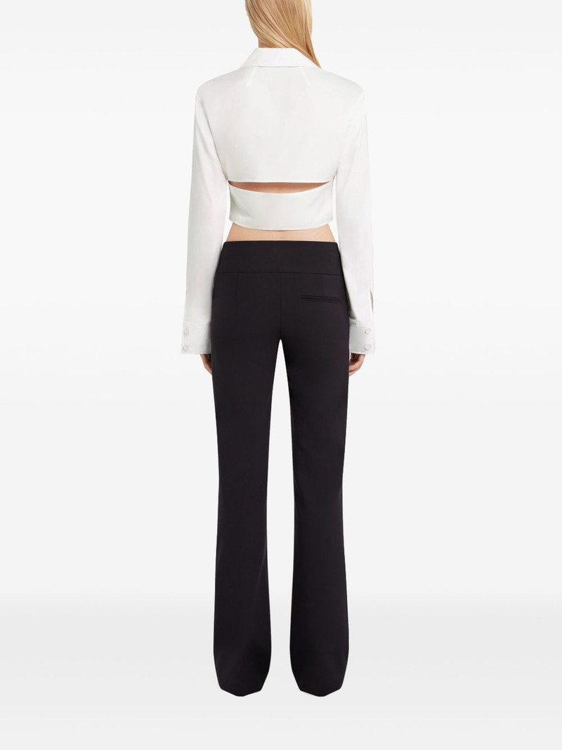 cropped poplin shirt 4