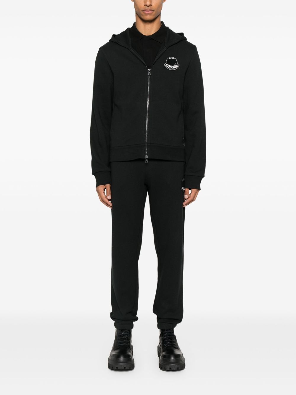 logo-patch sweatpants - 2