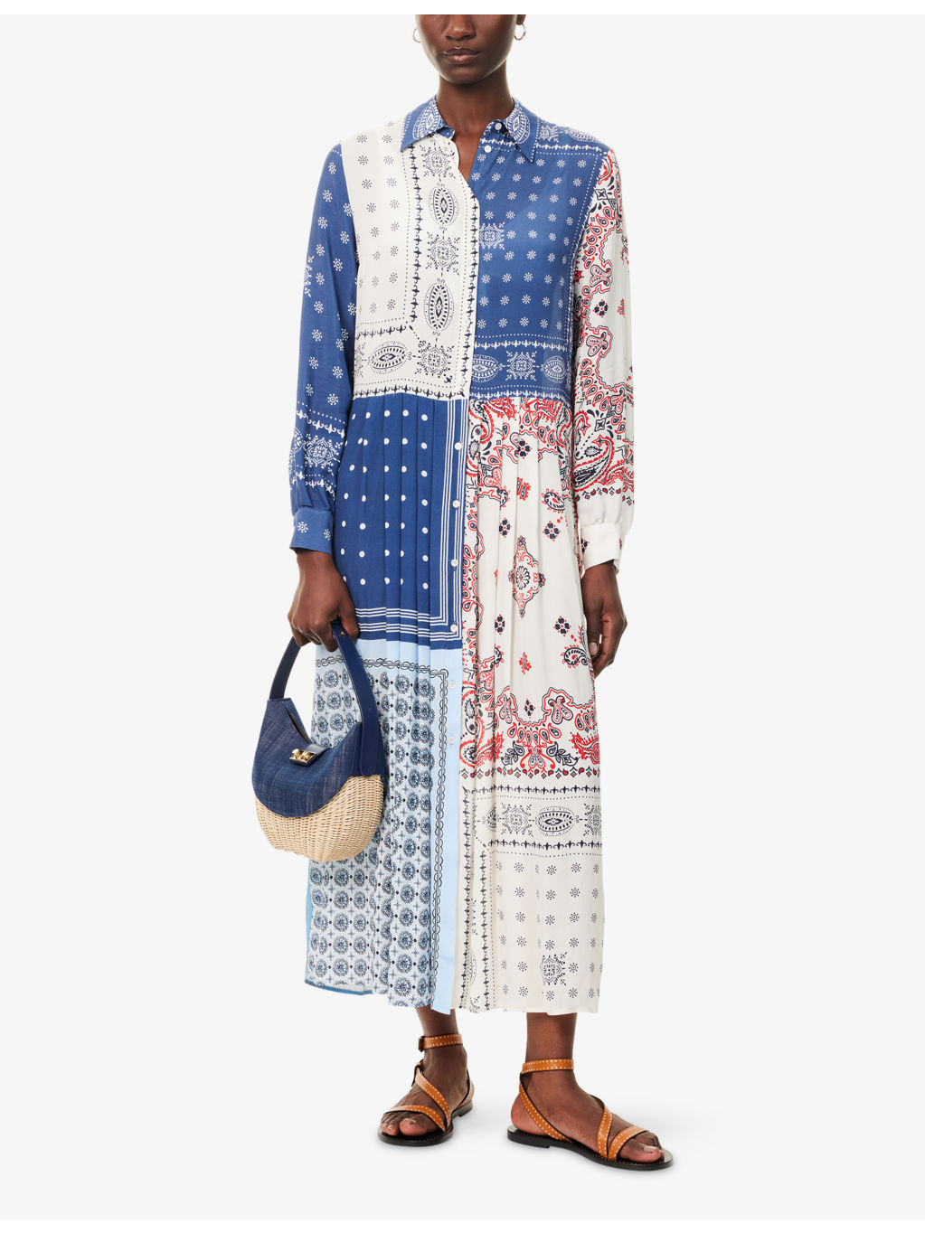 Zuai Printed Woven Midi Dress - 2