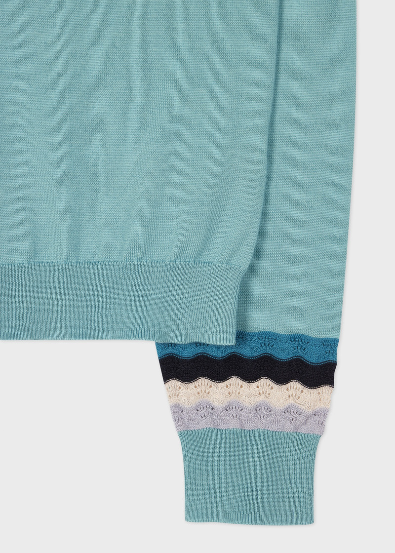 Paul Smith Women's Multi Colour Zig Zag Sleeve Sweater outlook